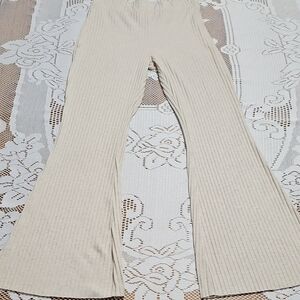 H&M Cream Flare Pants